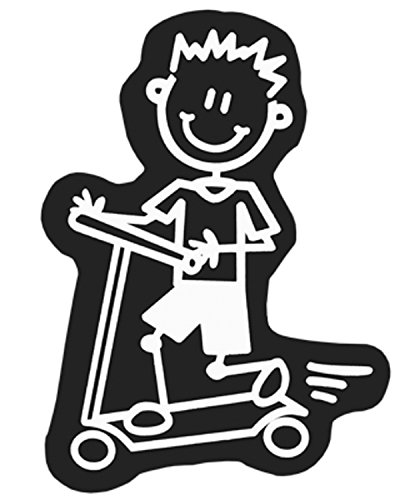 Family Car Decals ADH06691 Adesivo Bambino Pattino My Family