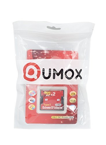 QUMOX DUAL PORT MICRO SD / SDXC TF auf Compact Flash CF Typ 1-Speicherkartenleser-Adapter - 3