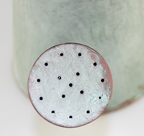 Gießkanne Blumentopf Flowers & Garden antikgrün H 12cm - 4