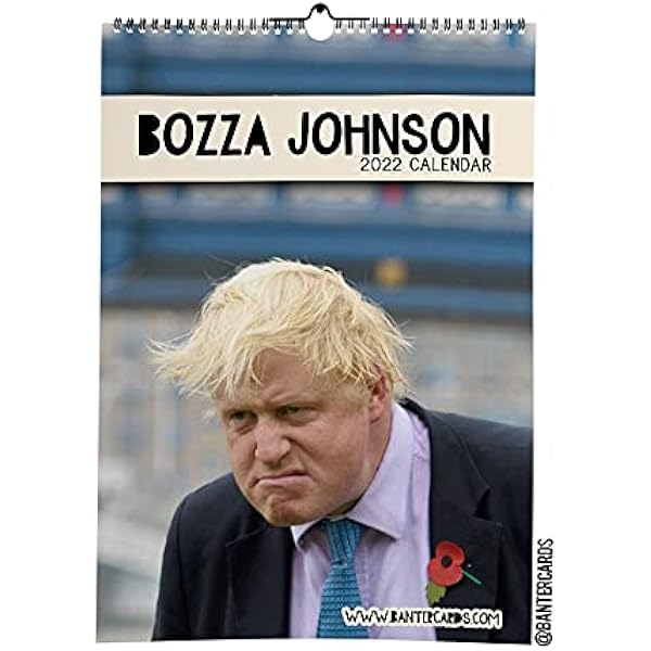 Boris Johnson 2022 Funny Calendar A4 Amazon Co Uk Stationery Office Supplies