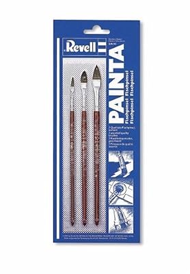 Revell - 29610 - Accessoire Maquette - Pinceaux - Set de princeaux plats - taille: 2/ 6/10