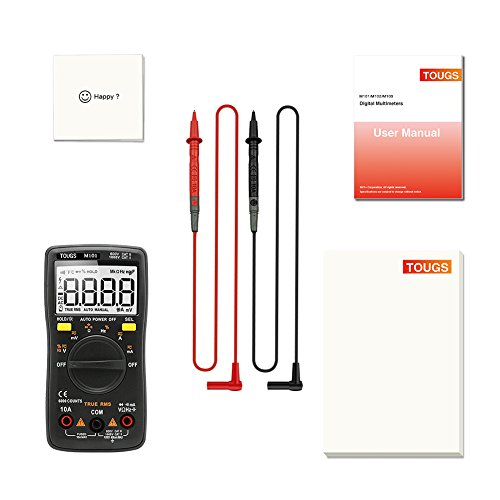 TOUGS M101 True-RMS Digital Multimeter Autorange 6000 Counts Elektrischer Tragbar Multi Tester mit LCD Hintergrundbeleuchtung - 7