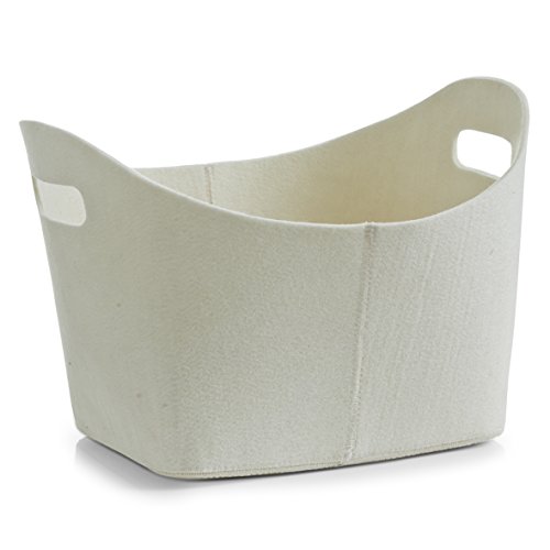 Zeller 14310 Korb, oval, Filz, beige