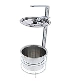 Kaya Kohlekorb groß mit Zangen- und Deckelhalter - 