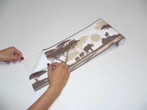 A.S. Création selbstklebende Bordüre Only Borders 9 Borte beige braun 904416 - 3