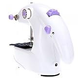 Mini máquina de coser eléctrica Baterías Operado Desktop Computadora de mano Home Sartorius