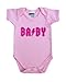 BA/BY Rock Babygrow AC/DC Homage PINK 6-12 months