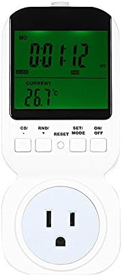 PDR Multi-functional Socket Constant Temperature Timer Switch With Temperature Probe Large LCD Saving Electricity with US