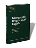Image de Lexicographic Description of English