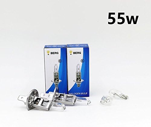 H1 (448) 55w Clear Halogen Headlight Bulbs 12V