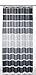 Produktbild axentia 121761 Duschvorhang Serie Marseille, gestreift Circa 180 x 200 cm, grau