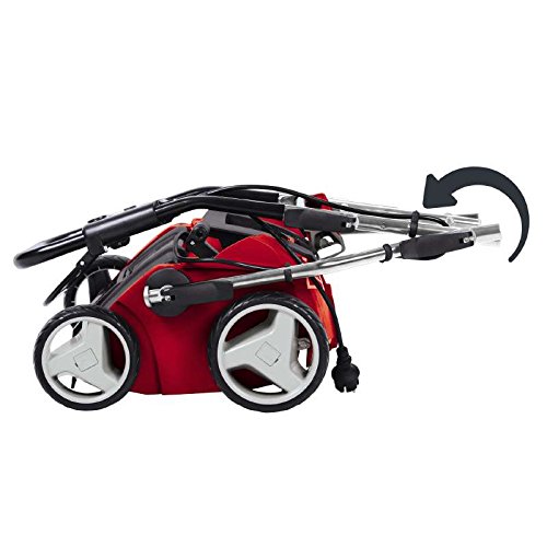 Einhell Elektro Vertikutierer-Lüfter GE-SA 1640 (1600 W, 40 cm Arbeitsbreite, bis 12 mm Arbeitstiefe, 4-fach höhenverstellbar, 48 l Fangsack, Holm) - 2