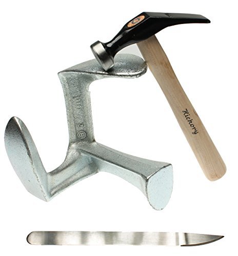 Preisvergleich Produktbild Unbekannt Profi Schuhmacher Werkzeug Set - Dreifuss Schuhmacherhammer Schustermesser