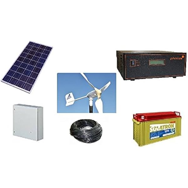 Hybrid Wind And Solar Off Grid Kit 5kW Inverter WS5000LA, 45 OFF