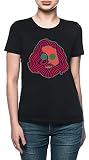 Alta calidad Vendax alemán Cara Camiseta Mujer Negro