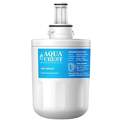 AQUACREST DA29-00003G Remplacement du Filtre à Eau de Réfrigérateur pour Samsung DA29-00003G, DA29-00003B, DA29-00003A, DA97-06317A, HAFCU1/XAA, HAFIN2/EXP