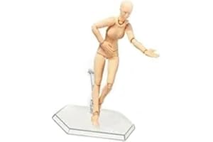 BAOFUYA Maniquí Articulado, Cuerpo de Figura de Acción Poses Personalizables Modelo de Dibujo para Dibujar Dibujo Pintura (Mujer)