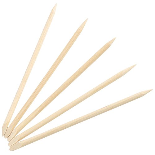 Preisvergleich Produktbild Asien 50 STÜCKE Zwei Weg Holzstäbchen Nagelhautschieber Remover Nail art Maniküre