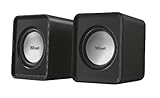 Trust Leto - Set de Altavoces (2.0, 6 W, alimentados por USB), negro