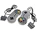 Produktbild 2-tlg Controller Steckverbinder Ersatz Gamepad Joypad für Super Nintendo SNES