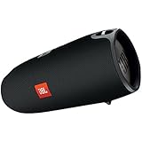 JBL Xtreme Spritzwasserfester Tragbarer Bluetooth Lautsprecher mit 10,000 mAh Akku, Dualem USB-Ladeanschluss und Freisprechfunktion - Schwarz