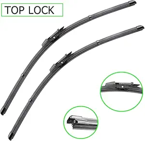 A to Z 2 wipers Replacement for 2004-2010 BMW 5-Series 6-Series E60 E61 E63 E64 525i 535i 530i 545i 550i 645Ci 650i M5 M6, Windshield Wiper Blades Original Equipment Replacement - 24