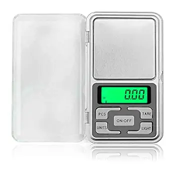 Konvio Mini Pocket Weight Scale Digital 0.01G To 200G For Jewellery/Chem/Kitchen Small Weighing Machine