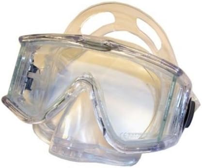 Typhoon Panoramic Mask with Purge Valve - Clear Great for Scuba Diving