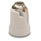  Famatel 122 - Portalámparas porcelana e-27 normalizado doble m10x100