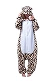 MissFox Kigurumi Pyjama Erwachsene Anime Cosplay Halloween Kostüm Sleepsuit Cosplay Kleidung Leopard L
