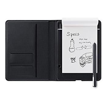 Wacom Bamboo Folio A5 Digitalizzatore Appunti Su Carta Con Cover Blocco Note Digitale Per Disegno E Appunti Digitali Grigio Scuro Compatibile Con