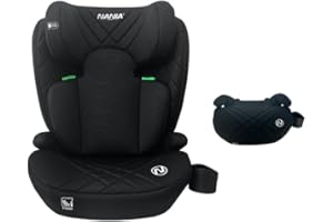 NANIA Siège auto enfant Sienna I-size 100-150 cm-Groupe 2/3- environ 4-12 ans -Rehausseur siège auto pour enfant avec Protection Latérale - Appui-tête Réglable- Porte gobelet