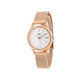 THINKPOSITIVE, Damenuhr, Modell W132 Kleiner Milano Stahl & Rosè Milanese, Stahlband, Analog, Unisex (gold)