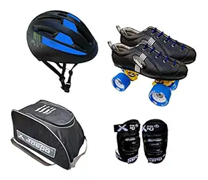 Jaspo Eco Shoe Skate Combo (Shoe Skates+ Helmet+Knee+Bag)