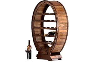 LIBEROSHOPPING.EU - LA TUA CASA IN UN CLIK Cantinetta portabottiglie vino in legno botte cantina enoteca cucina (24 Posti)