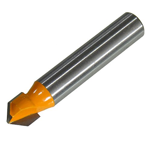 HM V-Nutfräser Ø 8 mm Schaft 8 mm Nutenfräser Holzfräser Fräser Nuter Freser - 2