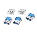 Produktbild sourcingmap® 5 Stück Single USB 3.0 Typ A Buchse Rechte Winkel 9-Pin DIP Jack Sockel Buchse