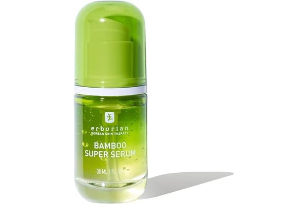 Erborian - Super Sérum Bamboo/Ginseng/Red Pepper ou Yuza - Soin Visage - Nourrit, Illumine, Repulpe et Protège - Préserve l'Hydratation de la Peau - Cosmétique Coréen