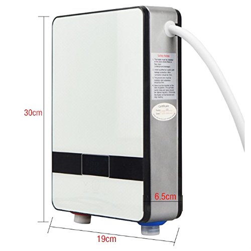 Instant Tankless Water Heater 6500w 220v Thermostat Induction Heater Smart Touch Electric Shower Water Heaters - 6