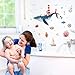 Produktbild dadasite Ocean Whale Leuchtturm Dekorative Wand Paste Von Kinderzimmer Schlafzimmer Von 138 X 101cm