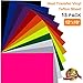 Produktbild Hitzetransfer Vinyl HTV Bügelpapier, 30,5 x 25,4 cm, Starterpaket – 12 Stück in verschiedenen Farben plus 1 Teflon-Blatt für Silhouette Cameo, Cricut oder Hitzepresse-Werkzeug, von STARVAST