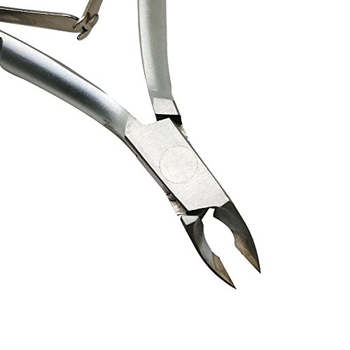 Viba Professionelle OP-Grad-Edelstahl Hautzangen, Französischer Griff D01, Doppelfeder, 6mm Schneide - 3