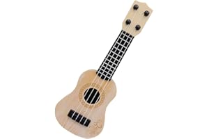 SAFIGLE Gitara dziecięca, zabawka muzyczna, ukulele, klasyczny instrument, 4 struny, mini gitara dla dzieci, prezent muzyczny, dla początkujących, zabawka edukacyjna dla małych dzieci, chłopców i