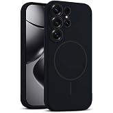Zebana Samsung Galaxy S24 Ultra ile Uyumlu Kılıf Zebana Liquid Soft Silikon Kılıf (Kablosuz Şarj Destekli) Siyah