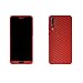 Produktbild Huawei P20 Pro Carbon Rot Design Schutzfolie Designfolie Skin Faceplates Schutz Folie (Herstellung in Deutschland)