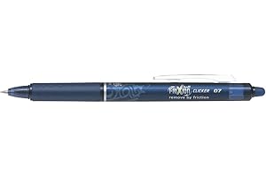 ‎PILOT_PENS Pilot Frixion einziehbare löschbare 0,7 mm Spitze - Einzelstift (Blau Schwarz)