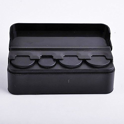 Preisvergleich Produktbild nieliangw0q Tragbare Auto-Münzaufbewahrungsbox für Münzen, Geldbeutel, Geldbörse, EIN kleines Portemonnaie, tragbares Auto aus Kunststoff, Münzhalter, Wechselaufbewahrungsbox