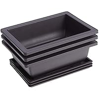 Cavis 10 Packungen Bonsai Trainings T？Pfe mit Tablett Kunststoff Bonsai Pflanzen Anbau Topf für Garten Hof Wohnen Zimmer…