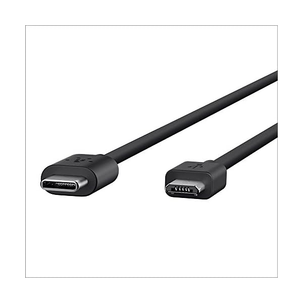 Belkin F2CU033bt06-BLK - Cable de Micro-USB a USB-C de Carga y sincronización (para Smartphones y tabletas, 1.8 m, Compatible con Samsung Galaxy S8/S8+) Negro - Imagen 4