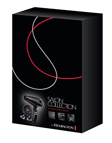 Remington AC9007 Profi Salon Collection Haartrockner, 14 verschiedene Turbo-, Heiz-, Kalt- und Gebläsestufen, 2.200 Watt - 2